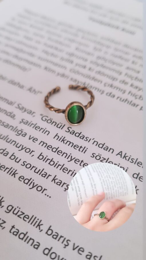 Yeşil Bronz Cam Burgu Model  Ayarlamalı