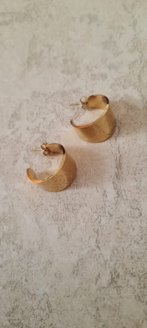 Çelik Gold Küpe