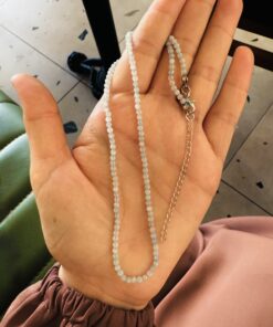 Akuamarin Taşı Kolye 45 cm - 2 mm